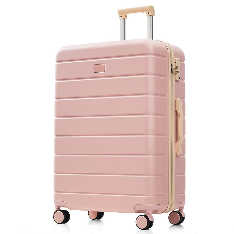 Premium ABS Travel Luggage Set,Three-Piece TSA Lock Suitcase Ensemble