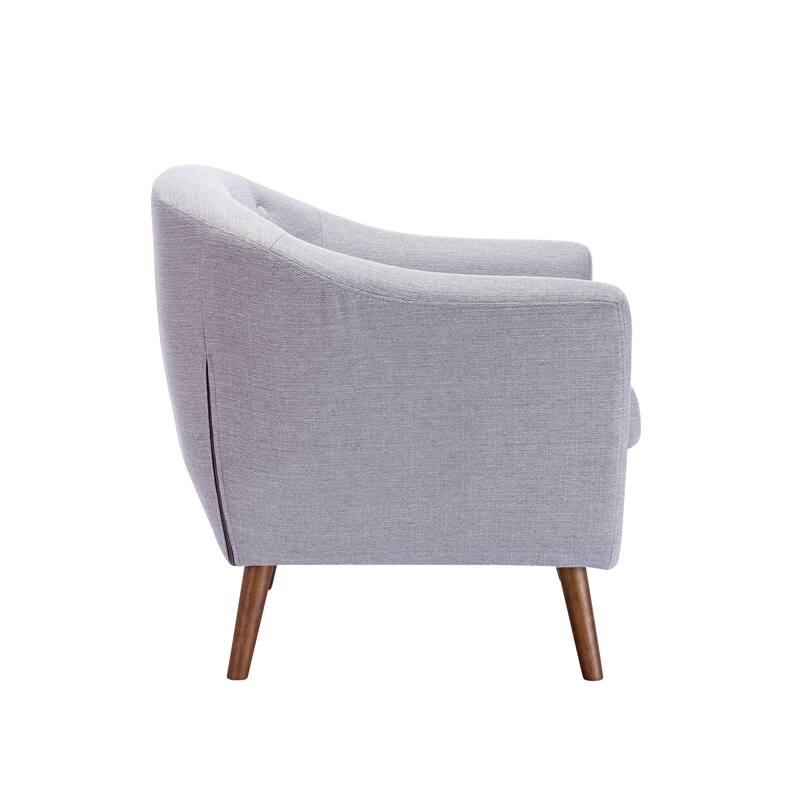 Carson Carrington Junsele Linen Upholstery Club Accent Chair