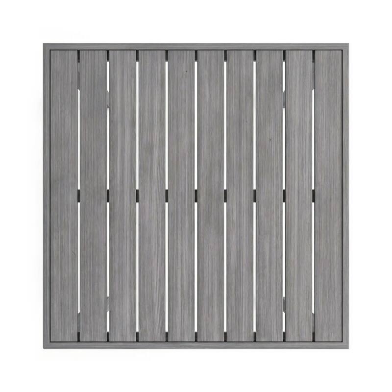 Martha Stewart All-Weather 35.5" Square Bar Height Aluminum Patio Dining Table - 35.5"W x 35.5"D x 41"H