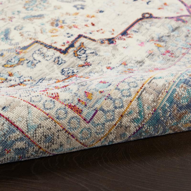 Nourison Vintage Kashan Persian Medallion Area Rug