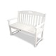 preview thumbnail 11 of 9, Trex Outdoor Furniture Yacht Club 48" Bench Classic White