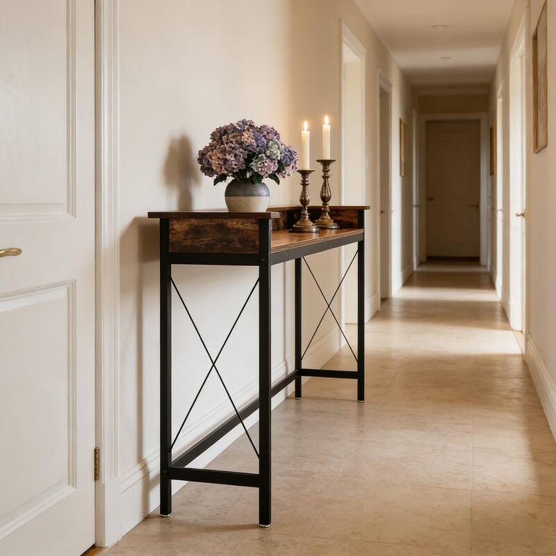 Couch Table with Electrical Outlet, Console Table, Bedside Table