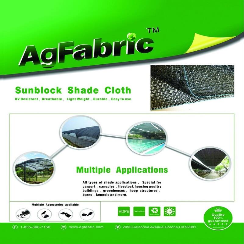 Agfabric 40 Sunblock Shade Cloth Cover with Clips for Plants 6’ X 15’, Black On Sale Bed