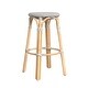 preview thumbnail 67 of 89, Tobias Rattan Round Bar Stool