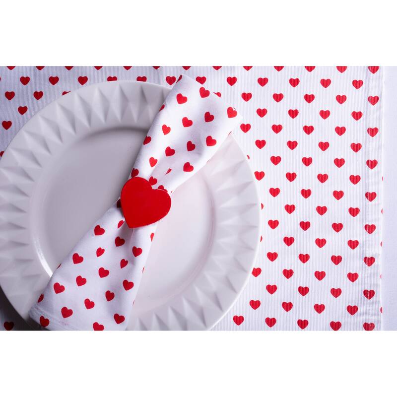 DII Valentines Day Print Napkin (Set of 6)