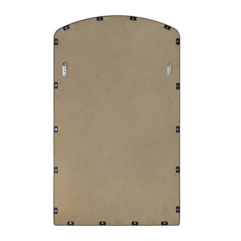 TEHOME Metal Arched Mirror for Bathroom, Dresser or Living Room - 24" x 40"