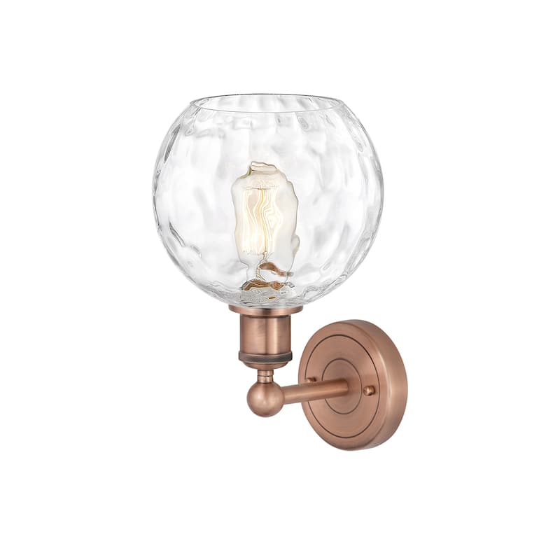 Innovations Lighting Athens Water Glass - 1 Light 8" Sconce