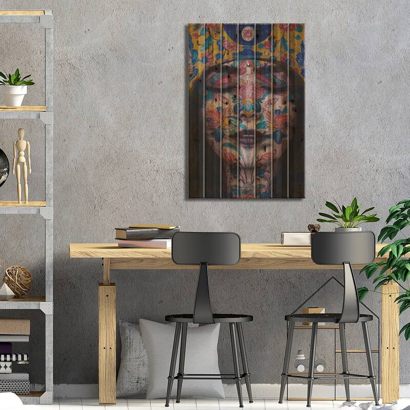 Women Life Freedom II Print On Wood by Hobopeeba - Multi-Color