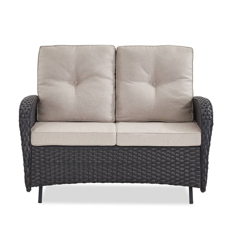 Outdoor Glider Sofa Rocker Chairs Coffee Table