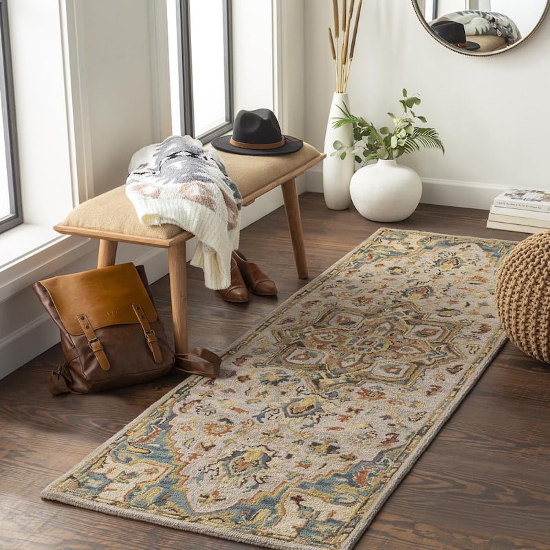 Livabliss Traditional Artemis Medallion Area Rug