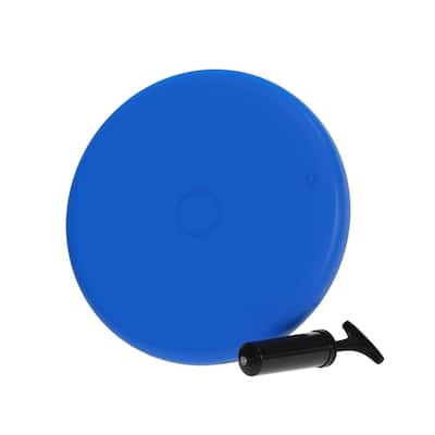 Commercial Inflatable Wobble Cushion with Dual Sided Grips - 13"W x 13"D x 1.75"H