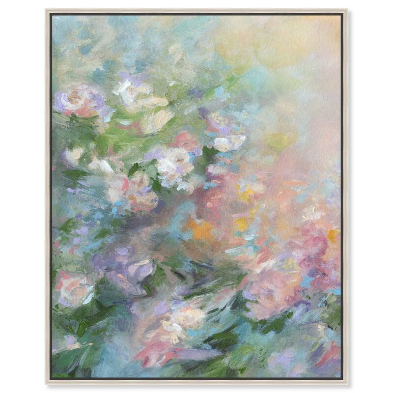 Mystical Garden I Canvas by Art Remedy - 16" x 20" - Silver