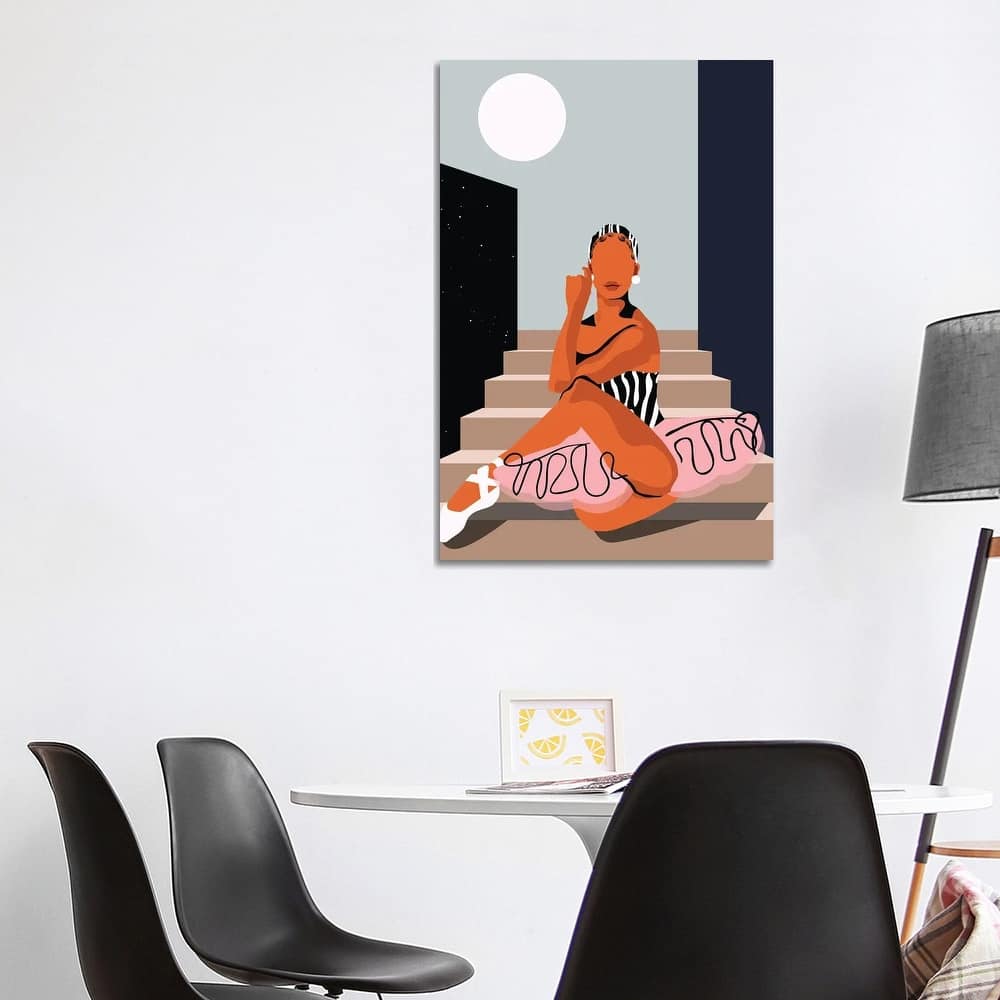 iCanvas "Ballet Noir" by Domonique Brown Canvas Print