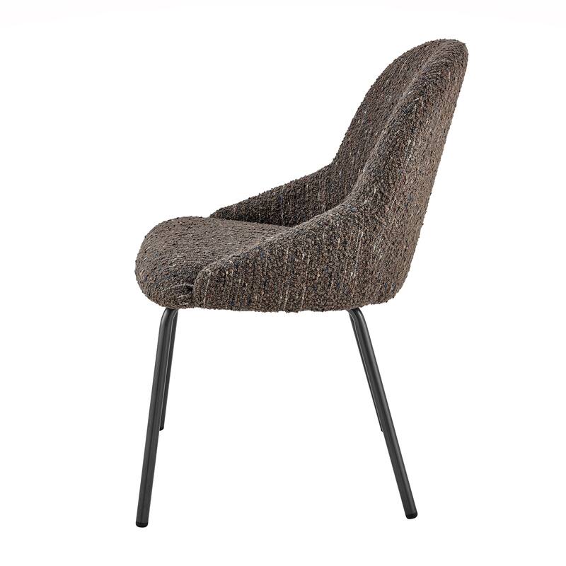 NPD Furniture Katrisa Boucle Dining Side Chair (Set of 2)