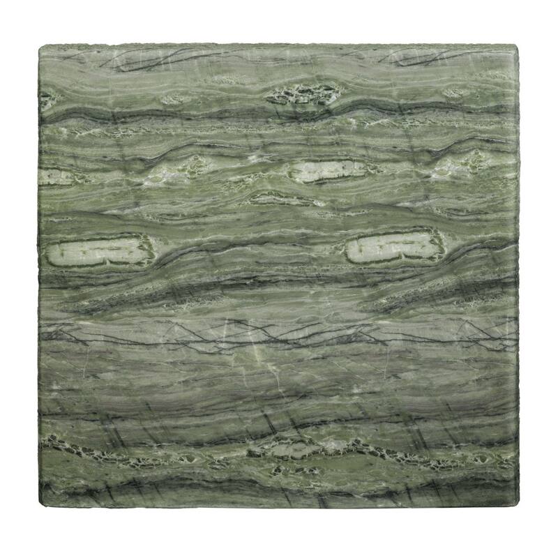 Stilo Slab Top Concrete Coffee Table with Marble and Stone Finish