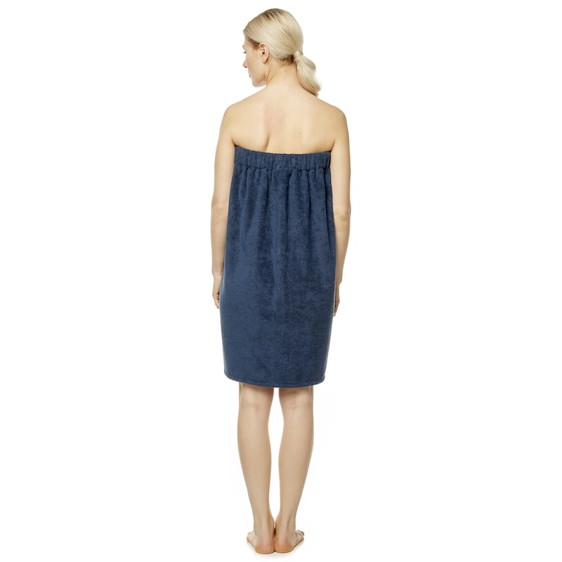 Women's Turkish Terry Cotton Bath and Shower Towel Wrap