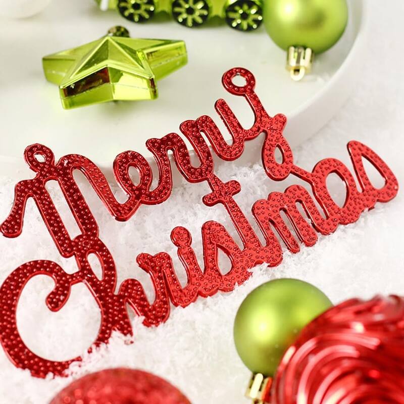 70 Shatterproof Christmas Ball Ornaments Set - N/A
