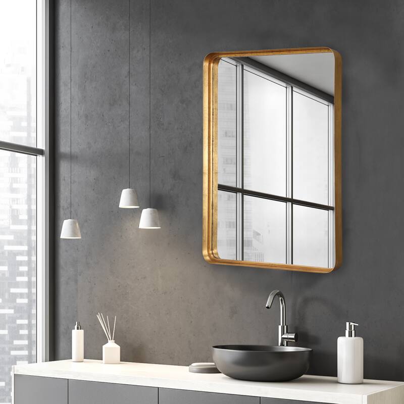 Uttermost Crofton 40" x 30" Rectangular Large Inset Framed Vanity