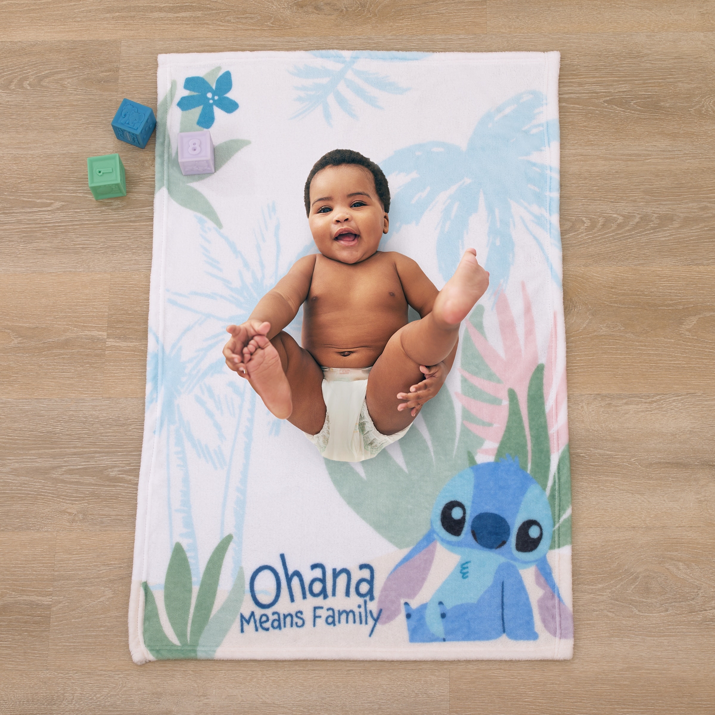 Disney stitch baby blanket hot sale