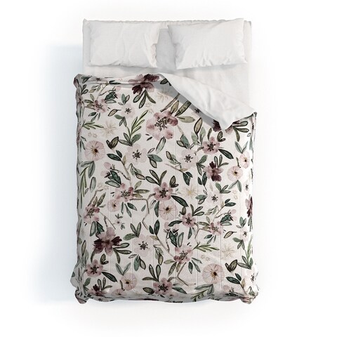 Nika Stylized Floral Field Made To Order Full Comforter