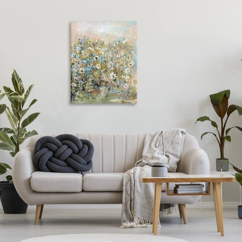 Stupell Speckled Garden Flowers Canvas Wall Art Design By Roy Ebert