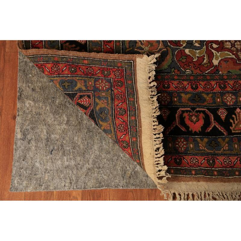 Medallion Serab Persian Vintage Area Rug Handmade Wool Carpet - 6'7" x 9'8"