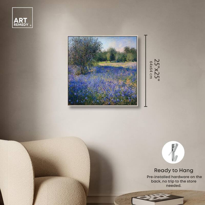 Bluebonnet Meadow I Canvas by Art Remedy