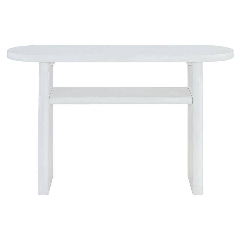 Minimalist Console Table with Rounded Edges