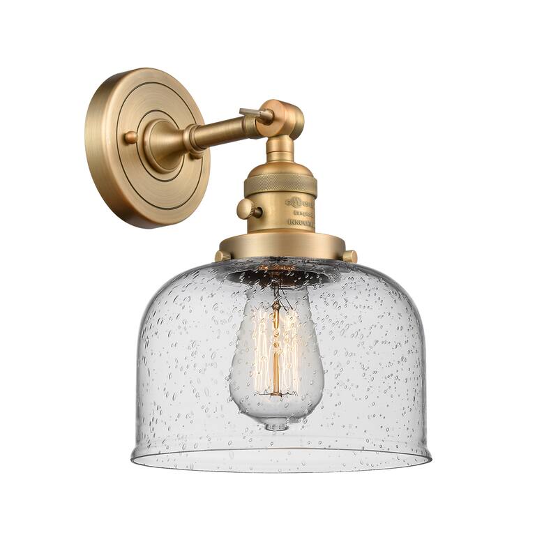 Innovations Lighting Large Bell Single Light 12" Tall Bathroom Sconce
