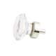 Option Polished Nickel with Clear Crystal