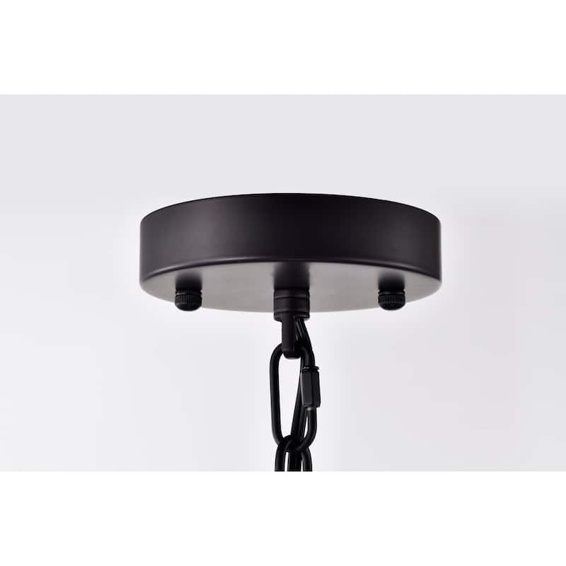 Dora 16 Inch Natural Rattan Pendant 4-Light