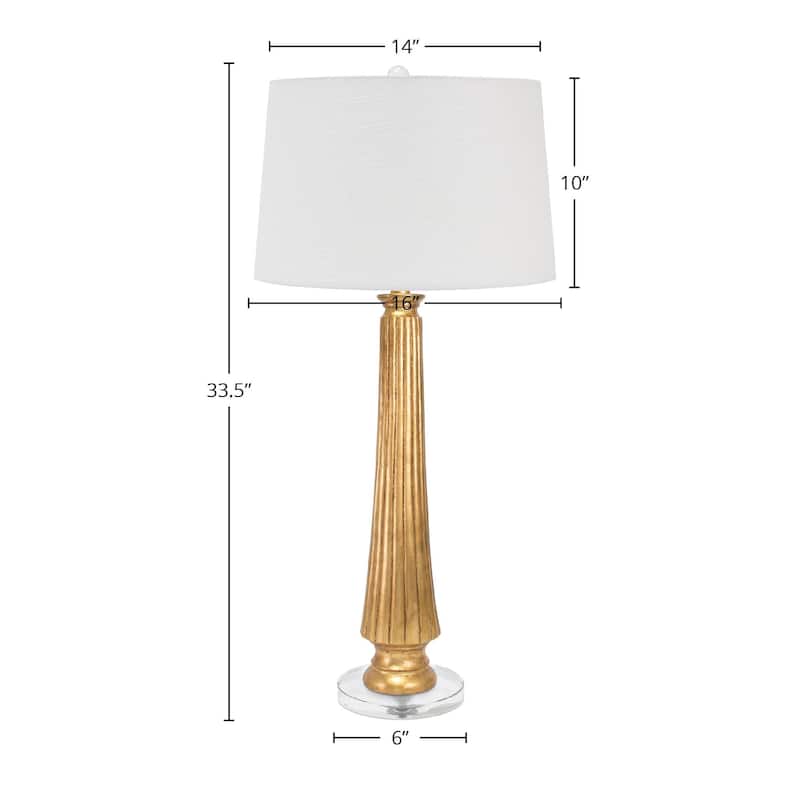 Squire Table Lamp with Linen Lamp Shade