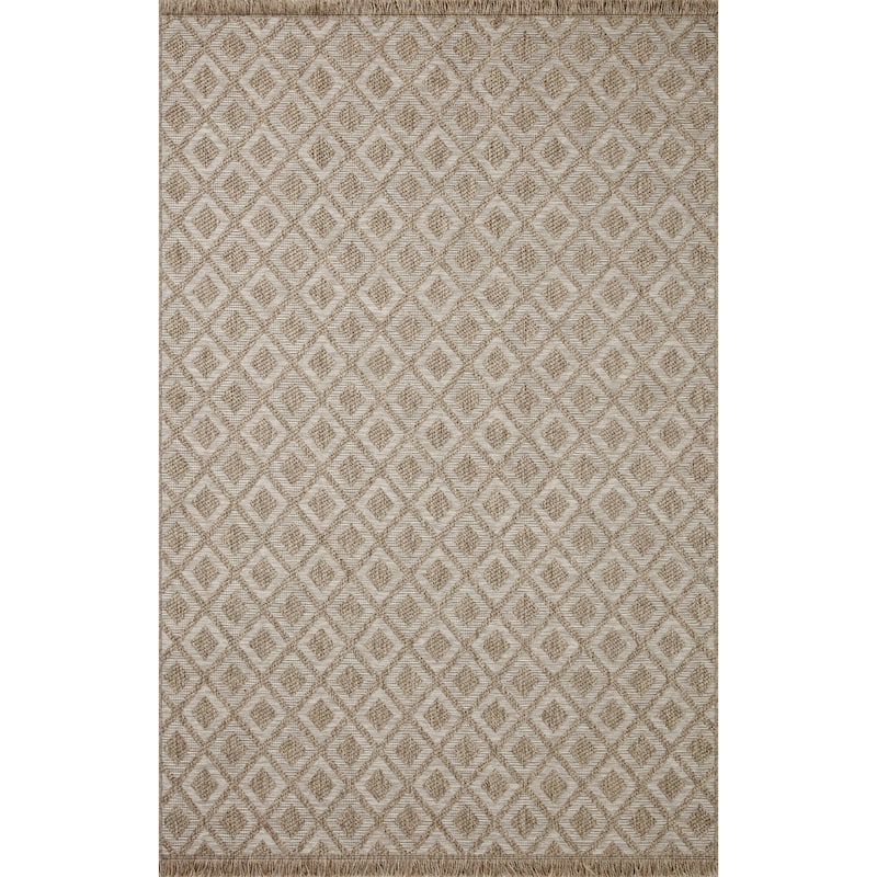 Alexander Home Dana Indoor / Outdoor Diamond Area Rug - 7'-8" x 10'