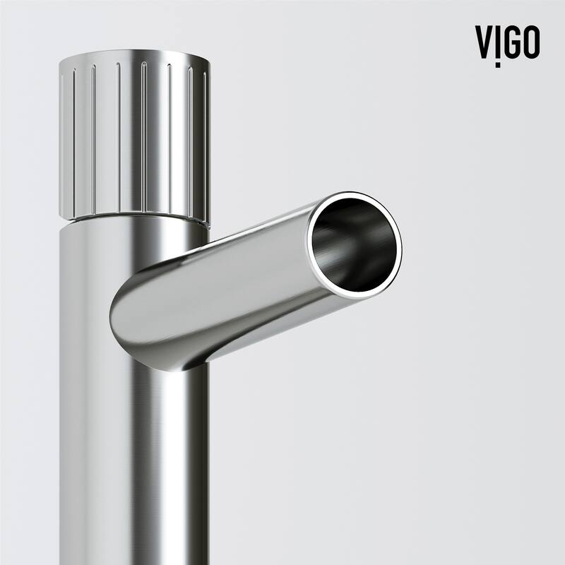 VIGO Anvil 16"L x 16"W MatteStone Vessel Sink and Ashford 11"H Faucet Set