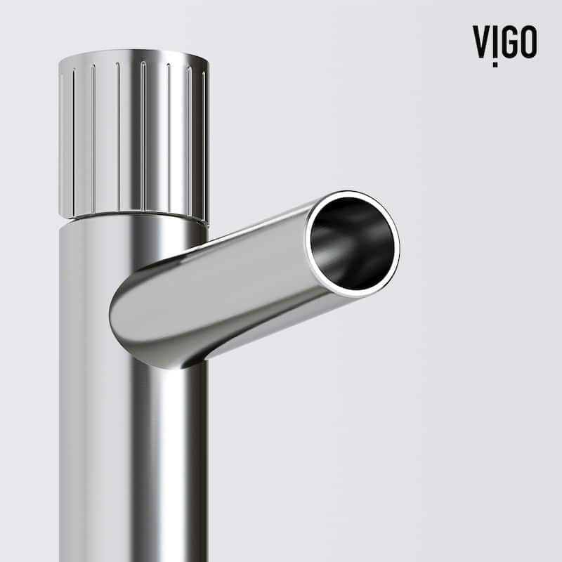 VIGO Ashford 11" H Single Handle Single Hole Vessel Bathroom Faucet