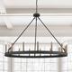 Acroma 15 Light 40 In Modern Farmhouse Wagon Wheel Chandelier-UL