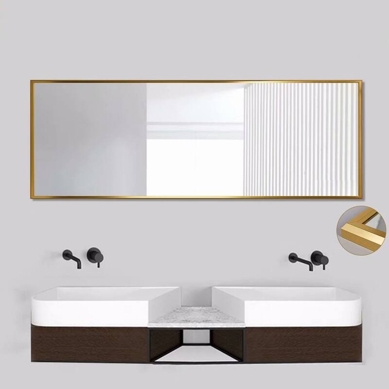 Carson Carrington Salmijarvi Wide Frame Full Length Floor Mirror