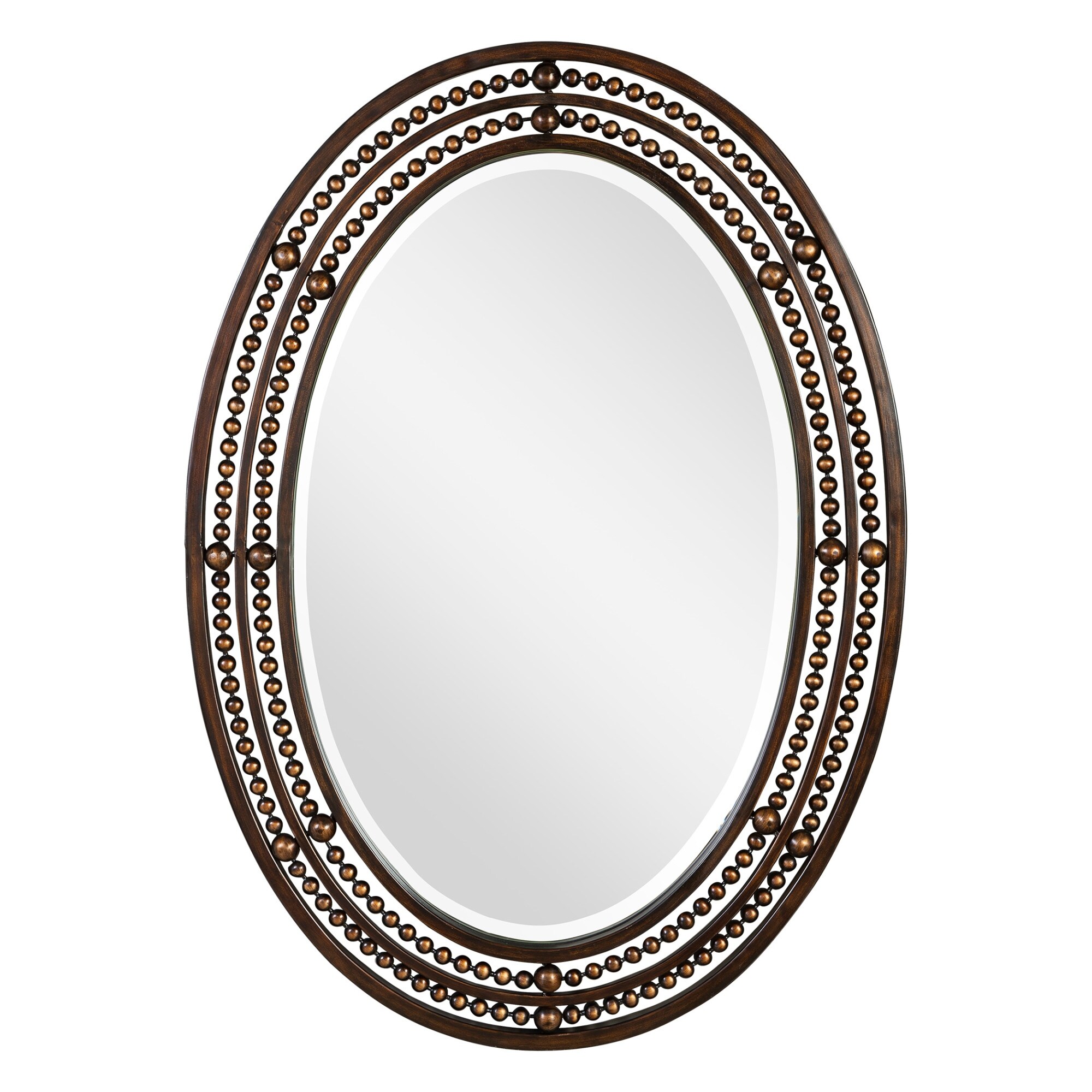Shop Delacora Um W00470 34 X 24 Oval Beaded Frame Bohemian Wall