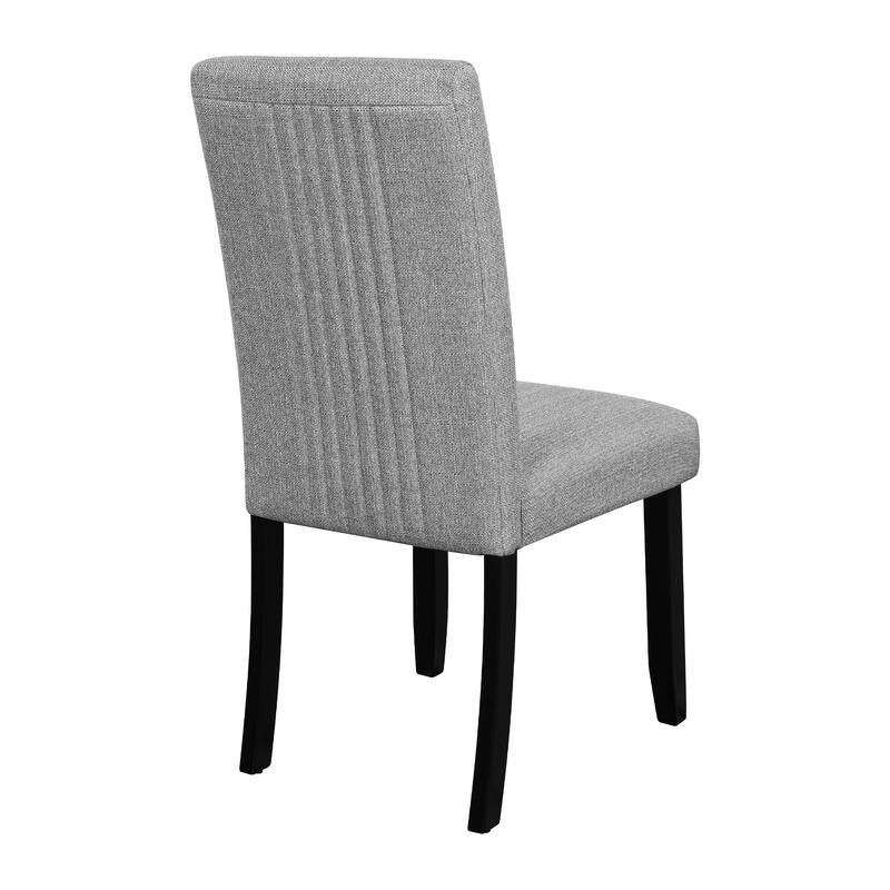 5-Piece Round Dining Table set, Modern Dining Table and 4 Upholstered Chairs