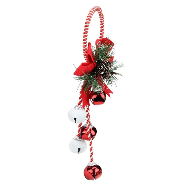 Christmas Wreath with Red Bow Metal Paper Towel Holder - China