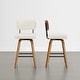 preview thumbnail 2 of 8, Spruce & Spring 26" Swivel Bar Stool with Bentwood Back or PE Rattan Back