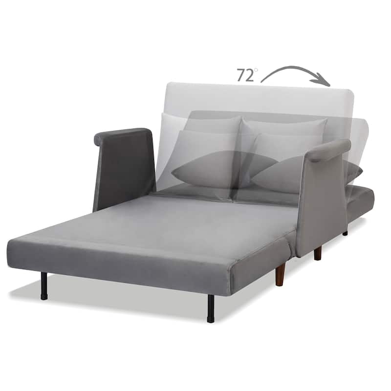 Artdeco Home - Boston & Cypress Convertible Futon Chair