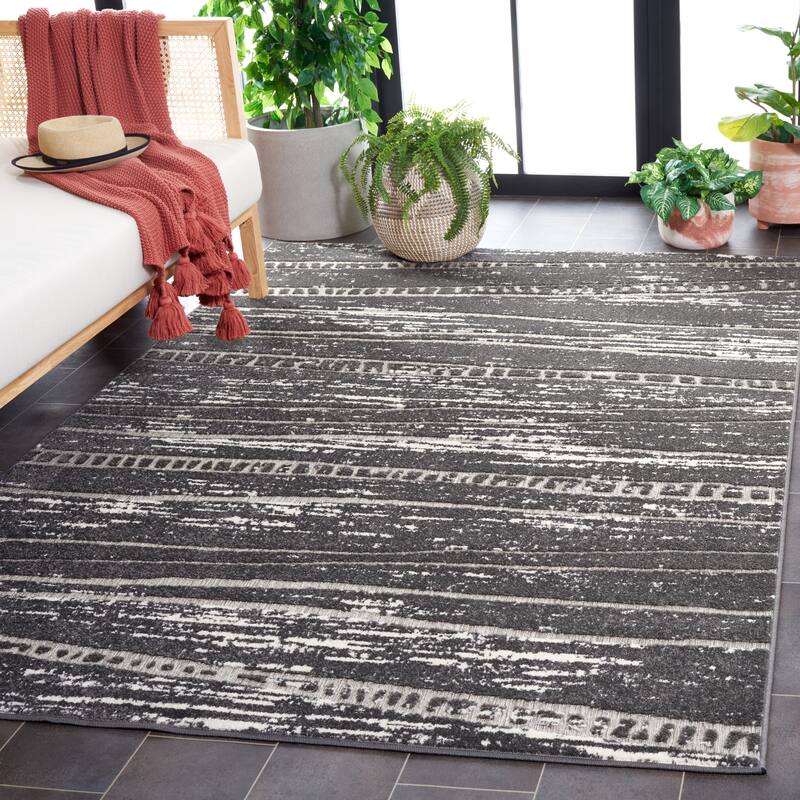 SAFAVIEH Cottage Katleen Transitional Indoor/Outdoor Rug.