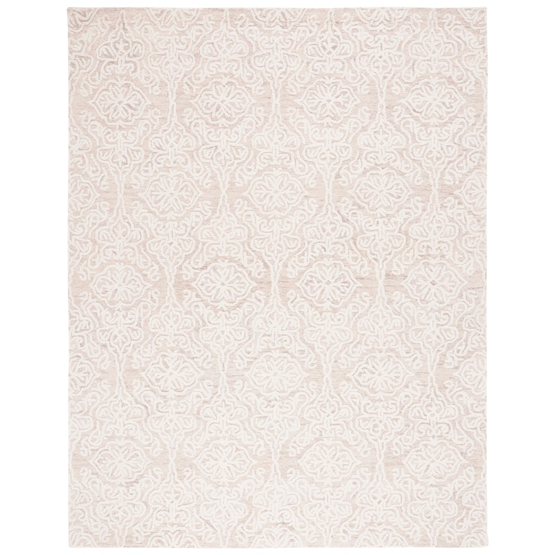 SAFAVIEH Handmade Blossom Mahalia Modern Floral Wool Rug