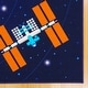 preview thumbnail 3 of 2, Gertmenian Educational Solar System Polypropylene Non-Slip Easy Care Digital Printed Youth Area Rug 6'6" x 9'6" - 6'6"x9'6"