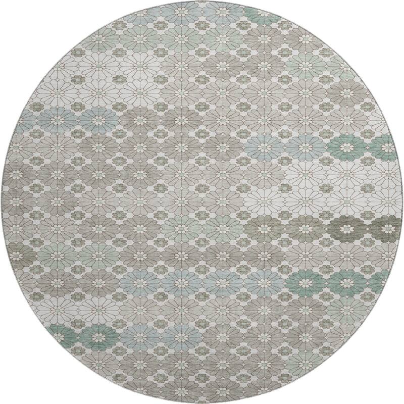 Premium Washable Super Soft Whimsy Mosaic Mayfield Rug