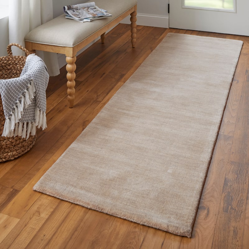 Grand Bazaar Celano Hand Woven Solid Modern Area Rug