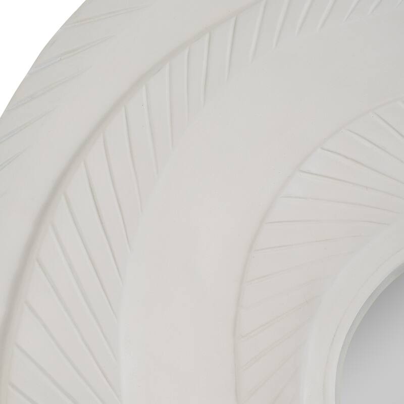 Resin Convex Round Mirror Set of 3 - Gray, 15", 17" - 25.0"