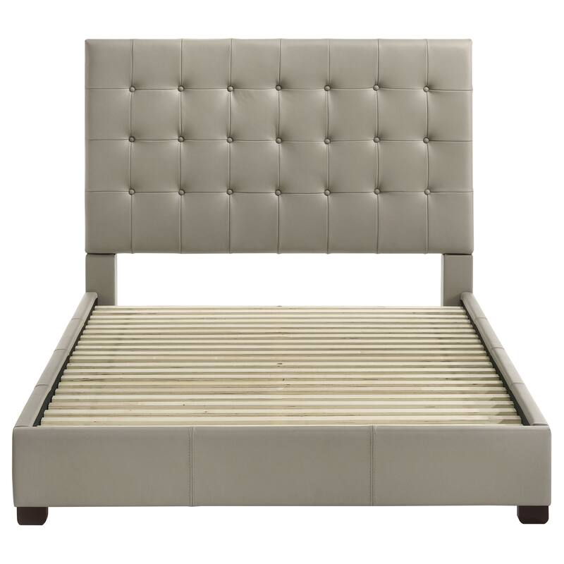 Medley Genuine Leather Platform Bed