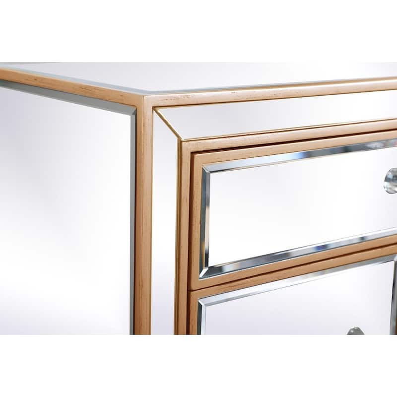29 in. Antique Mirrored Cabinet